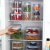 适用于小号300ml正方形透明食品收纳盒食品留样盒冰箱冷冻冷藏保 300ml单个