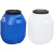 加厚带盖30升化工桶级密封50L塑料酵素桶25公斤涂料废液桶 30升    加厚款     白色