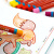 雄狮重色油画棒36色儿童绘画涂色笔可水洗重彩蜡笔 36色