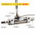 小型气动不锈钢迷你气缸MA16/20/25/32/40-50*75X125X100X150S-CA MA16*400-S-CA