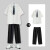 NASA GISS2023学院风夏短袖衬衫班服高中生夏季dk制服衬衣男女毕业典礼套装 白色衬衫[单件] 2XL