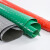 赫思迪格 JG-236 防滑垫 PVC防水地垫 塑胶地毯 防水防油垫 红色人字纹1*1米（加厚）