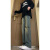 椰摹牛仔裤男2024夏季新款高街美式高个子微喇叭裤垂直感vibe裤子男 复古蓝 M建议100-115斤