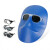 鬼脸电焊面罩焊工眼镜头戴式护脸面具轻便防烤烧焊氩弧焊防强光 面罩+【白色】(无绑带)