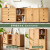 原始原素全实木斗柜橡木收纳柜现代简约卧室储物柜B2101 (橡木-原木色)格林组合柜(宽4抽)