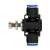 气管快速接头管道节流阀气动流量可调节调速阀截流阀配件SA-4/6/8 蓝色LSA-04