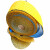 定制地胶贴耐磨橡胶 5S反光车位线定位划线 自粘标识黑黄警示防滑胶带 防滑反光方格10cm33m