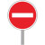 工孚 国标通用圆形铝板 施工路段警示标牌 50x50cm左转 单位：个