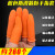 防滑手指套橙色耐磨护指点钞加厚指头套硅胶乳橡胶防护手指保护套 橙色加厚防滑M码50个