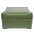 夜霸途器材箱滚塑箱户外野营便携式绿色多功能器材箱空投箱   外径480*340*190（mm）