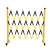 CNTR 玻璃钢绝缘伸缩管式围栏 高1.2*1米黄黑色加厚国标