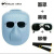 LISM电焊面罩焊工眼镜防护头戴式氩弧焊烧焊护脸防烤面具焊帽 pp透气面罩+黑镜(送绑带)