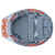日本DIC IZANO 2进口安全帽工地出差便携可折叠地震防灾救援收纳伸缩轻便头盔 白色蓝条