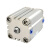 紧凑型薄型气缸ACP16 20 25 32 40 50 63 80 100/ACPJ可调 增白色ACE/ACP12X75S带磁