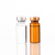 施莱登 透明西林瓶采样瓶分装瓶玻璃瓶耐高温实验瓶拉管瓶 10ml透明矮胖20口径(配胶塞铝盖)100套