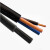 恒飞电缆（HengFeiCable）中型橡套软电缆 YZ-300/500V-2*6 黑色 100m