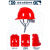 梓萤岔安帽工地国标ABS工程施工安头盔建筑领导电工加厚防护 蓝色三筋升级加厚款 WTQ