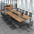 简约会议桌椅组合大小型多人洽谈长条桌子工作台办公室会议室定制 4.0米会议桌(含14把椅子)