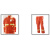 华军（HUAJUN） 芳纶森林消防服 H027 上衣+裤子 4XL码 橘红色 1套