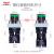 德力西LAY5s-BW3 带灯按钮金属型带灯平按钮 常开常闭 220V 22mm 红色 自复位1开1闭（24v）