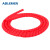 ABLEMEN 阻燃电线电缆螺旋缠绕管 线缆装饰防冻保护绕套管红色 内径22mm 长10米