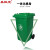 圣极光塑料垃圾桶120L常规款物业小区垃圾箱景区环卫垃圾桶可定制G1405绿色