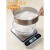 拜杰厨房秤家用小型电子秤高精度烘焙称量器精准克重食物秤小克称 (电 (电池款) 白色5KG/0.1g