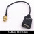 SMA母SMA公BNC母头BNC公头转数据线USB母头连接线Q9转接线 SMA母转USB母 0.2m