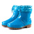 回力雨鞋雨靴防滑防水鞋工胶鞋男女通用 553短筒加棉蓝色 37码 