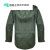 分体绿雨衣橄榄绿户外抢险救援保安徒步雨衣 0I分体雨衣有口袋 L