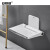 安赛瑞 浴室折叠座椅 淋浴凳 卫生间坐凳 壁挂凳换鞋凳 升级款 白色 700685
