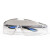 霍尼韦尔（Honeywell）300112 护目镜 S300A 蓝款银色镜片 防风沙 防尘 防雾眼镜 10副/盒