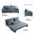 全友家居 沙发床 现代简约布艺沙发可折叠 可拆洗布艺沙发102555 布艺沙发(三人位)