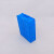 塑料分格箱加厚自带格子周转箱八格塑料框分隔框 450*345*5毫米 蓝色