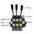 定制ZD102 ZT12液压多路阀手动换向阀 双向分配阀 控制单双向油缸 新款ZD-L112-1