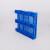 单面塑料托盘 塑胶网格型托盘塑料栈板叉车塑胶垫板地拍 1000*800*150毫米 蓝色
