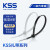KSS尼龙扎带耐低温耐寒扎线带UL认证进口凯士士黑色/白色扎带绑带 黑色 CV-180B（3.6*180mm）100条