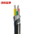沈缆金环 ZR-VLV22-0.6/1KV-3*25mm² 国标阻燃铝芯钢带铠装电力电缆 1米