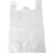 卉营（HUIYING）白色塑料袋 方便袋购物袋300*500mm（80个装） /件 可定制