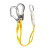 霍尼韦尔安全绳23mm高空作业安全绳织带型双叉缓冲系带1.2米长1件