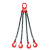 尚留鑫 起重链条吊索具5吨1.5米四腿G80锰钢组合吊具