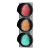 德威狮定制红绿灯交通信号灯警示灯道路光信号障碍灯机动车信号灯 300mm红圆/黄圆/绿圆