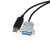 USB转DB15针/孔 适用蠕动泵注射泵 RS232 485串口通讯线 DB15孔 RS485协议 3m