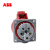 ABB 暗装直体工业插座(RU型) 432RU6