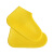 者也 防水鞋套 加厚硅胶高弹舒适防滑底纹可折叠 黄色 L码(40-45)