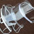 口罩透明 餐饮塑料透明口罩酒店厨房餐厅厨师服务员微笑防唾沫非 100只 独立装 透明款-BV14S