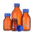 SIMAX大口方形蓝盖瓶GL80广口玻璃试剂瓶500/1000/2000ml密封罐 250ml 透明 GL45