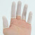 金诗洛 KSL012 一次性乳胶手指套 防滑手指套 602普通白色500g
