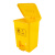 【脚踏40L】废弃口罩黄色医疗垃圾桶脚踏有盖医疗医院利器盒废物桶回收箱大号