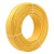 成天泰 国标电线电缆 单芯单股铜芯硬线 BV-450/750V-1*25平方 100米/卷 黄色